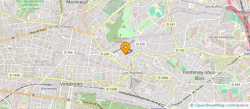 localisation de l'entreprise MADAME ISABELLE ROY à FONTENAY-SOUS-BOIS
