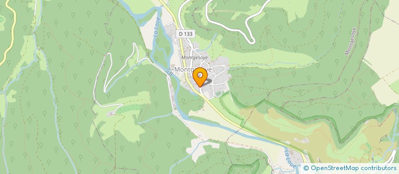 localisation de l'entreprise MADAME ISABELLE ROY  MONTGESOYE