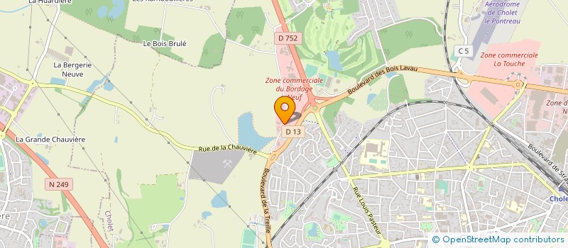 localisation de l'entreprise MADAME ISABELLE ROYER à CHOLET