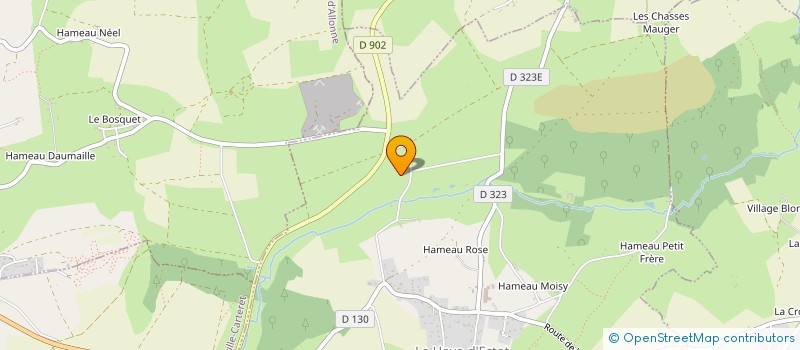 localisation de l'entreprise MADAME ISABELLE RUBATTO à LA HAYE-D'ECTOT
