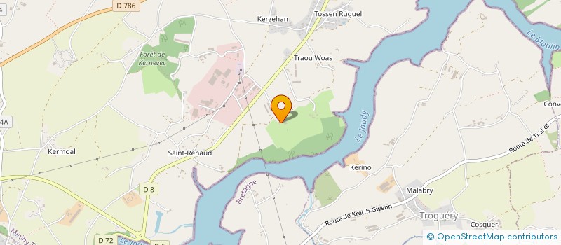 localisation de l'entreprise MADAME ISABELLE RUFFET  MINIHY-TREGUIER