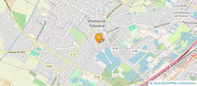 localisation de l'entreprise MADAME ISABELLE RUGGIERO à VILLENEUVE-TOLOSANE