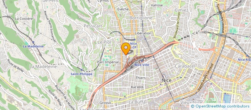 localisation de l'entreprise MADAME ISABELLE RUGGIRELLO à NICE