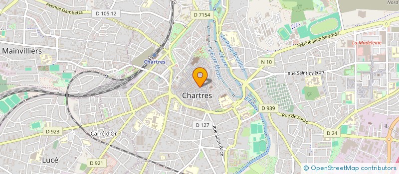 localisation de l'entreprise MADAME ISABELLE RUHN à CHARTRES