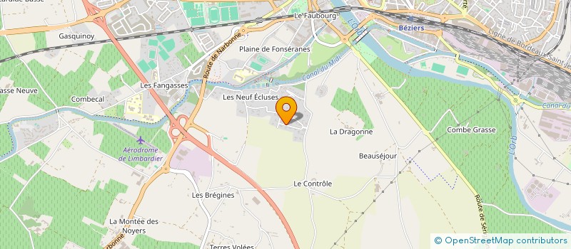 localisation de l'entreprise MADAME ISABELLE RUIZ  BEZIERS