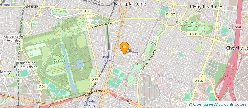 localisation de l'entreprise MADAME ISABELLE RULMONT  ANTONY