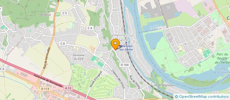 localisation de l'entreprise MADAME ISABELLE RUSCHER à VILLENNES-SUR-SEINE