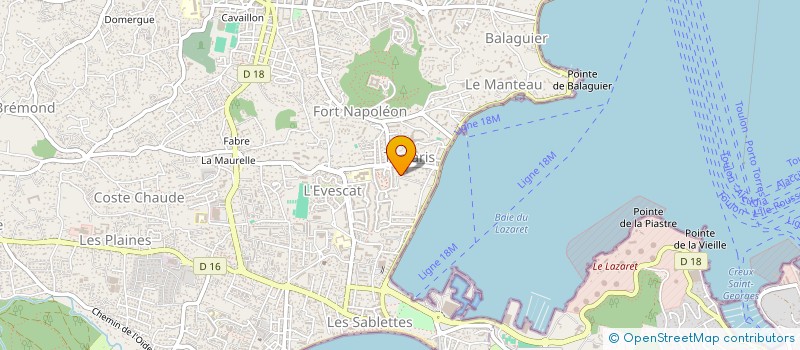 localisation de l'entreprise MADAME ISABELLE RYCKELYNCK à LA SEYNE-SUR-MER