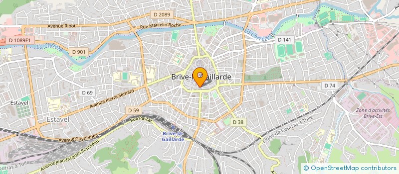 localisation de l'entreprise MADAME ISABELLE SABALETTE à BRIVE-LA-GAILLARDE