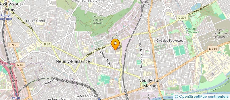 localisation de l'entreprise MADAME ISABELLE SABBAN  NEUILLY-PLAISANCE