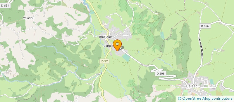 localisation de l'entreprise MADAME ISABELLE SABY  SAINT-CHRISTOPHE-VALLON