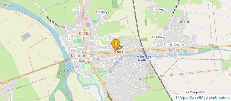 localisation de l'entreprise MADAME ISABELLE SADMI  MONTROND-LES-BAINS