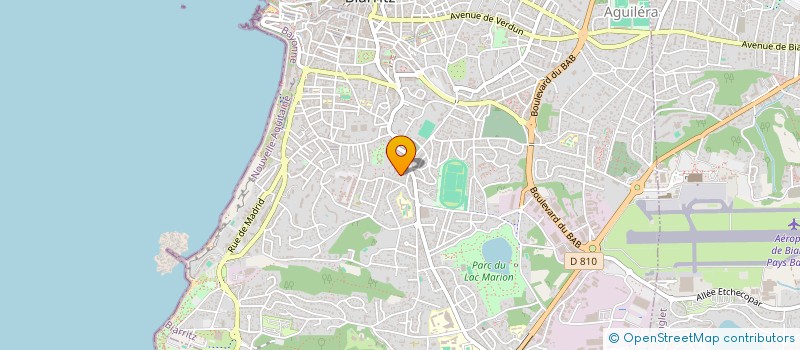 localisation de l'entreprise MADAME ISABELLE SAGASPY à BIARRITZ