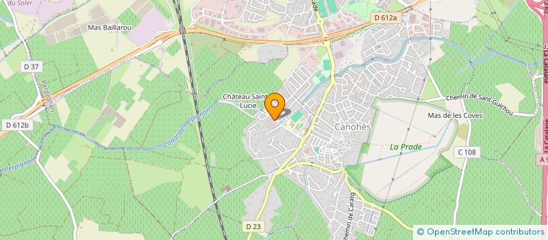 localisation de l'entreprise MADAME ISABELLE SAGET  CANOHES