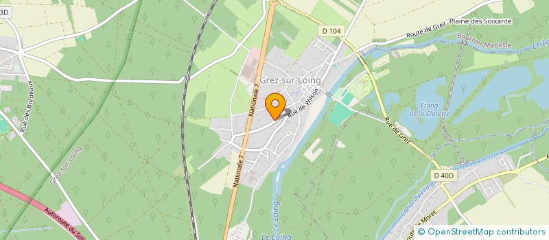 localisation de l'entreprise MADAME ISABELLE SAIAG à GREZ-SUR-LOING