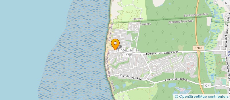 localisation de l'entreprise MADAME ISABELLE SAINT - GEORGES  CAMIERS