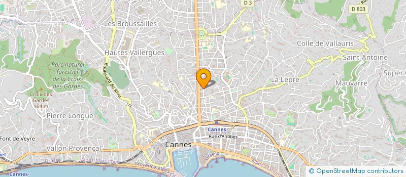 localisation de l'entreprise MADAME ISABELLE SALAU  CANNES