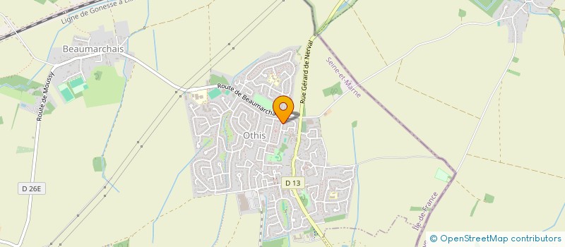 localisation de l'entreprise MADAME ISABELLE SALAUN  OTHIS