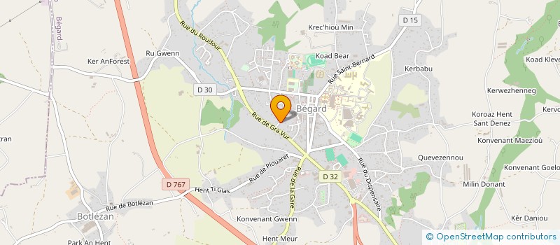 localisation de l'entreprise MADAME ISABELLE SALEMBIER  BEGARD