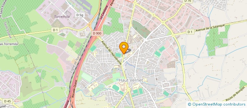 localisation de l'entreprise MADAME ISABELLE SALIES  PERPIGNAN