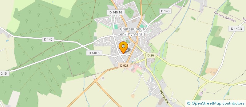 localisation de l'entreprise MADAME ISABELLE SALLE à CHATEAUNEUF-EN-THYMERAIS