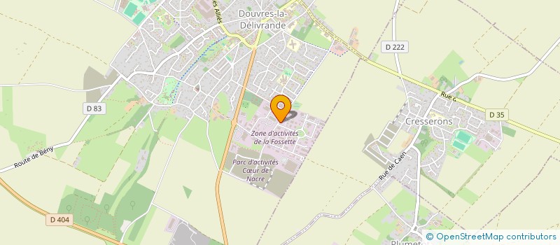 localisation de l'entreprise MADAME ISABELLE SALLES  DOUVRES-LA-DELIVRANDE