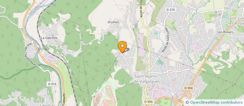 localisation de l'entreprise MADAME ISABELLE SALOMON  SAINT-MARTIN-DE-VALGALGUES