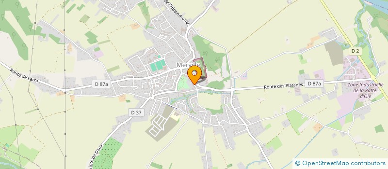 localisation de l'entreprise MADAME ISABELLE SALVADOR  MERVILLE