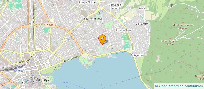 localisation de l'entreprise MADAME ISABELLE SALVI à ANNECY