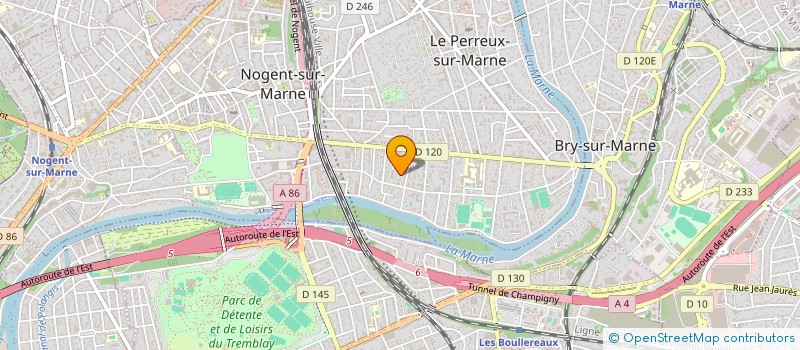 localisation de l'entreprise MADAME ISABELLE SAMANON à LE PERREUX-SUR-MARNE