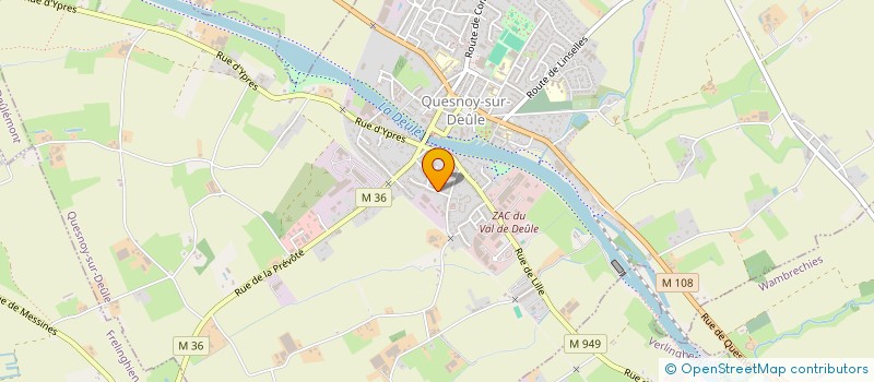 localisation de l'entreprise MADAME ISABELLE SAMARRA à QUESNOY-SUR-DEULE