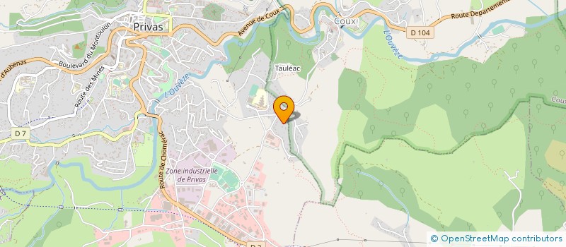 localisation de l'entreprise MADAME ISABELLE SAMSON  PRIVAS