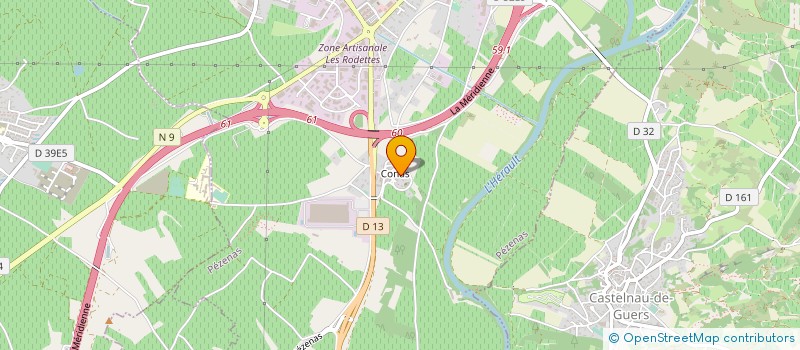 localisation de l'entreprise MADAME ISABELLE SANABRIA à PEZENAS