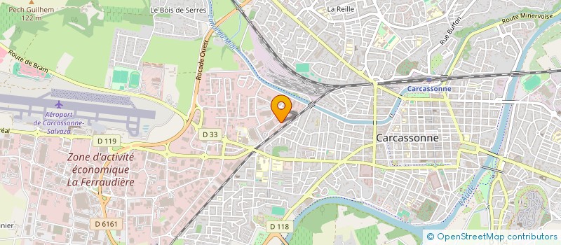 localisation de l'entreprise MADAME ISABELLE SANCHEZ  CARCASSONNE