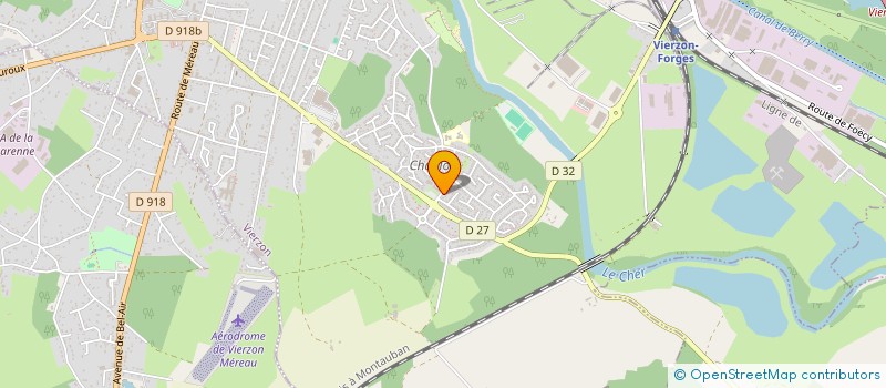 localisation de l'entreprise MADAME ISABELLE SANCHEZ  VIERZON