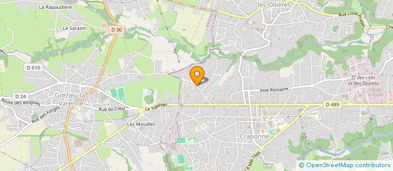 localisation de l'entreprise MADAME ISABELLE SANS  CRAPONNE