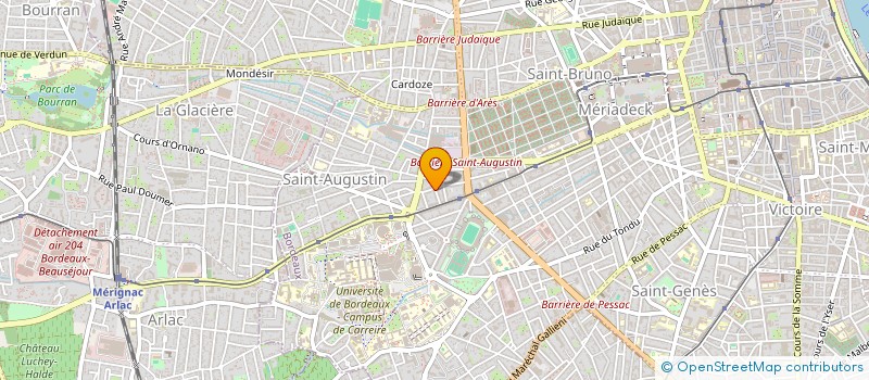 localisation de l'entreprise MADAME ISABELLE SANSOT  BORDEAUX