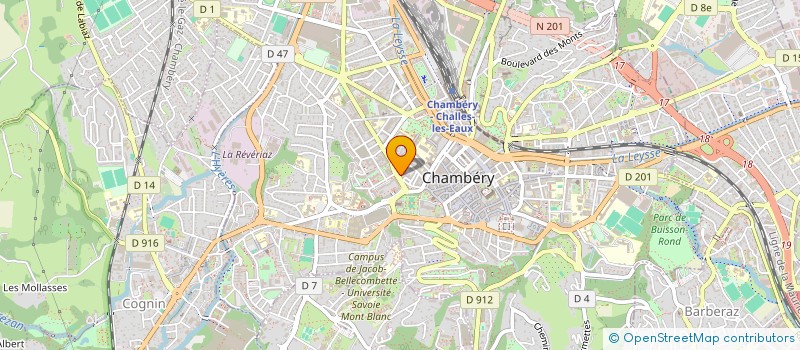 localisation de l'entreprise MADAME ISABELLE SANTARELLI à CHAMBERY