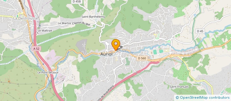 localisation de l'entreprise MADAME ISABELLE SANTIAGO  AURIOL