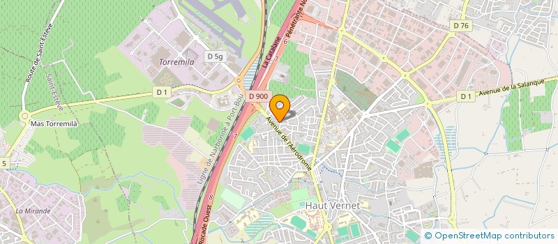 localisation de l'entreprise MADAME ISABELLE SANTIAGO  PERPIGNAN