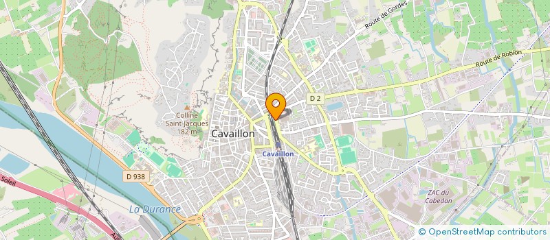 localisation de l'entreprise MADAME ISABELLE SANTIAGO  CAVAILLON