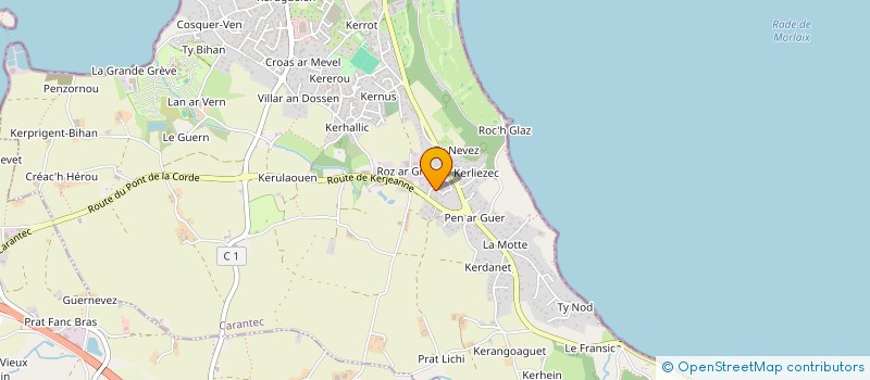 localisation de l'entreprise MADAME ISABELLE SAOUT  CARANTEC