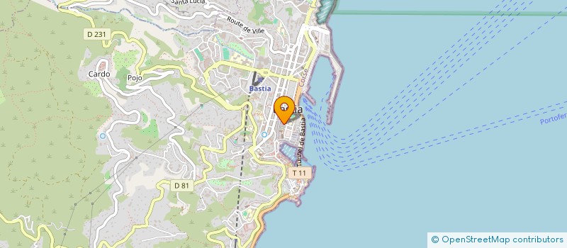 localisation de l'entreprise MADAME ISABELLE SARTORI à BASTIA