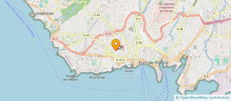 localisation de l'entreprise MADAME ISABELLE SAUER à FORT-DE-FRANCE