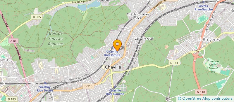 localisation de l'entreprise MADAME ISABELLE SAULGEOT à CHAVILLE