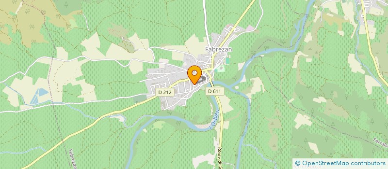 localisation de l'entreprise MADAME ISABELLE SAUVAGE  FABREZAN