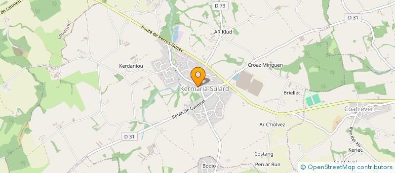 localisation de l'entreprise MADAME ISABELLE SAVIDANT à KERMARIA-SULARD