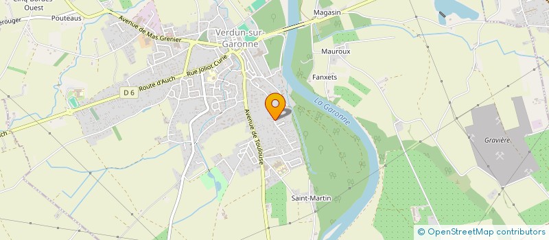 localisation de l'entreprise MADAME ISABELLE SAVY à VERDUN-SUR-GARONNE