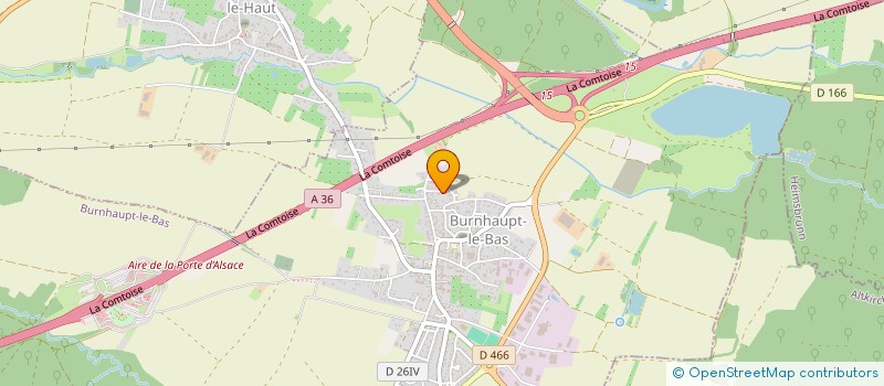 localisation de l'entreprise MADAME ISABELLE SAXER  BURNHAUPT-LE-BAS