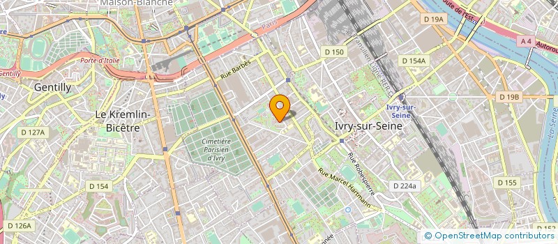 localisation de l'entreprise MADAME ISABELLE SAYER  IVRY-SUR-SEINE